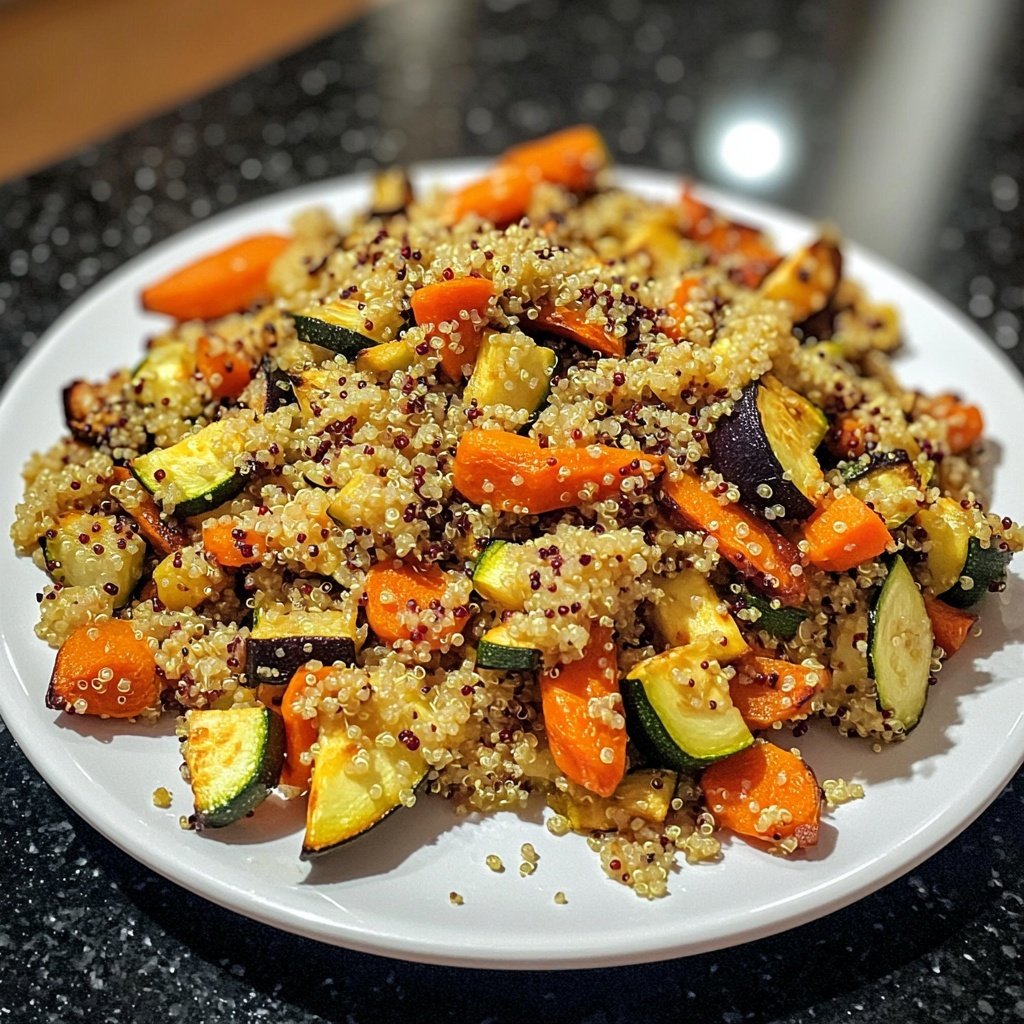 Winterlicher Gesund-&-Leicht-Quinoasalat mit Ofengemüse