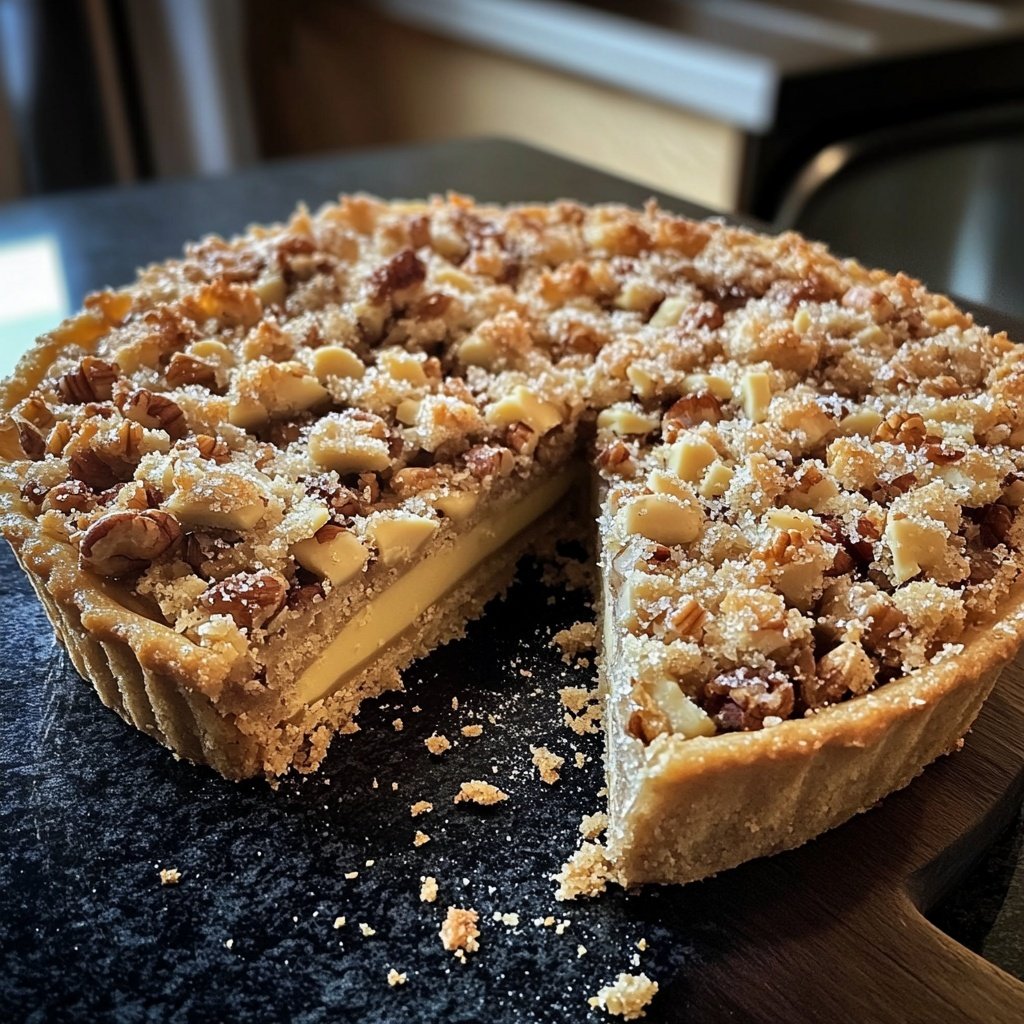 Festlicher Bratapfel mit Marzipan und Nüssen