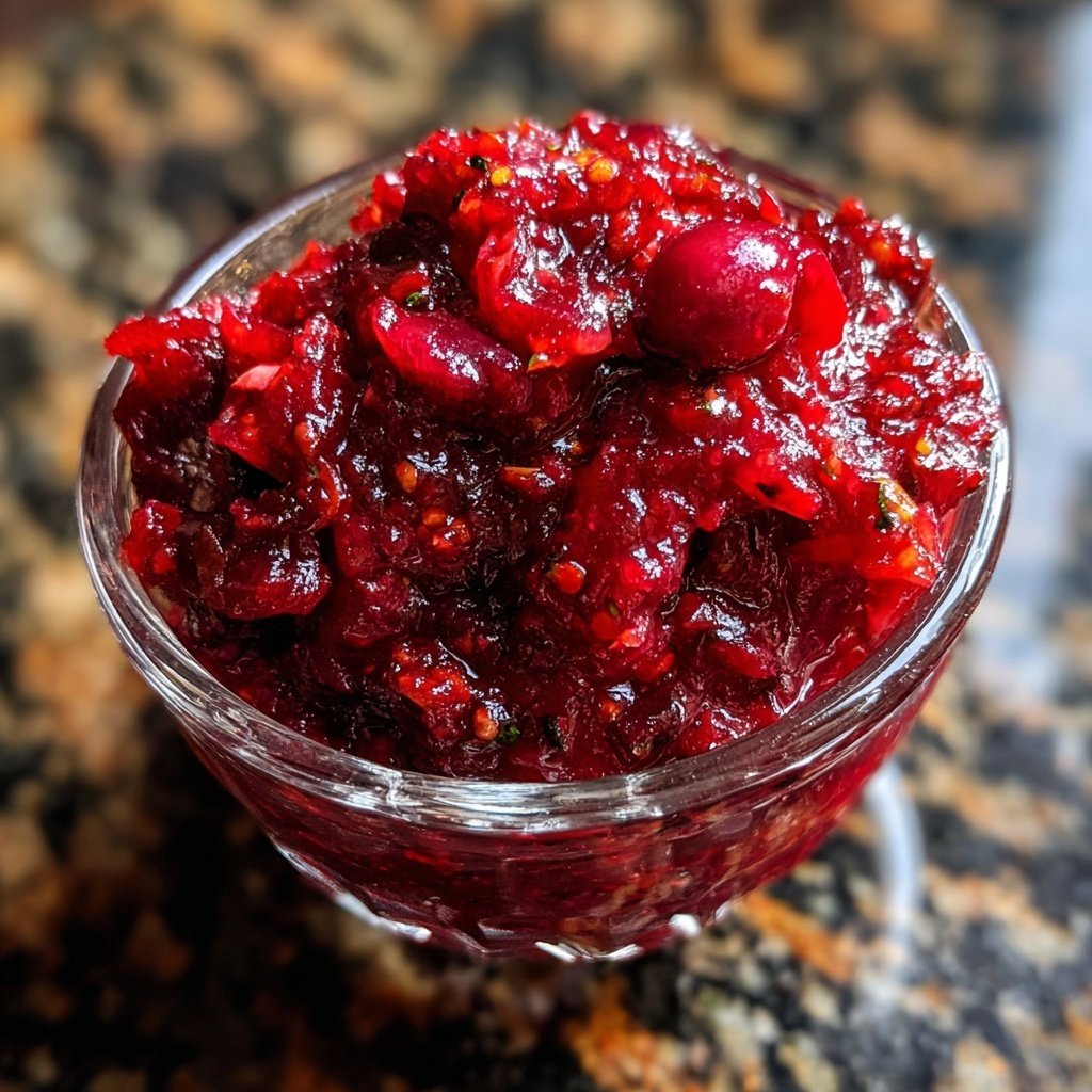 Preiselbeeren Salsa