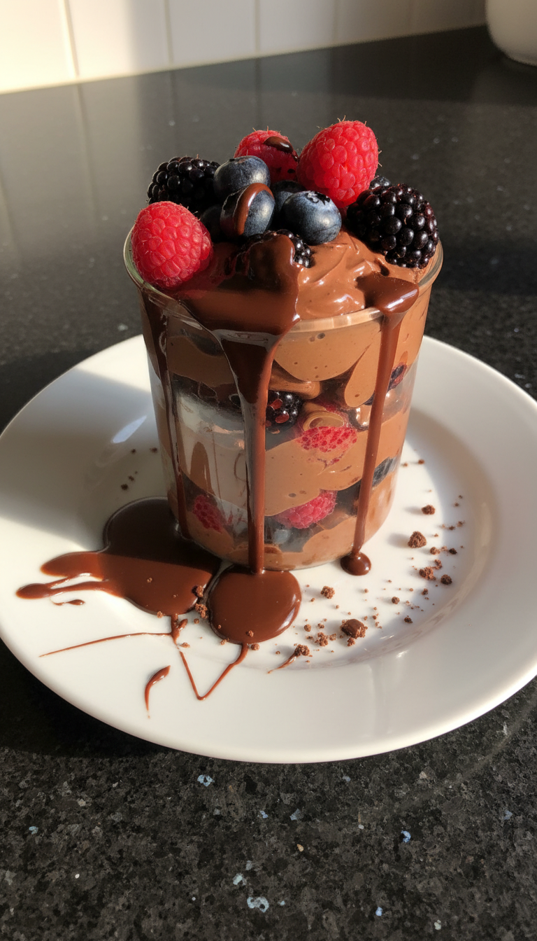 Kakao Beeren Schoko Becher​