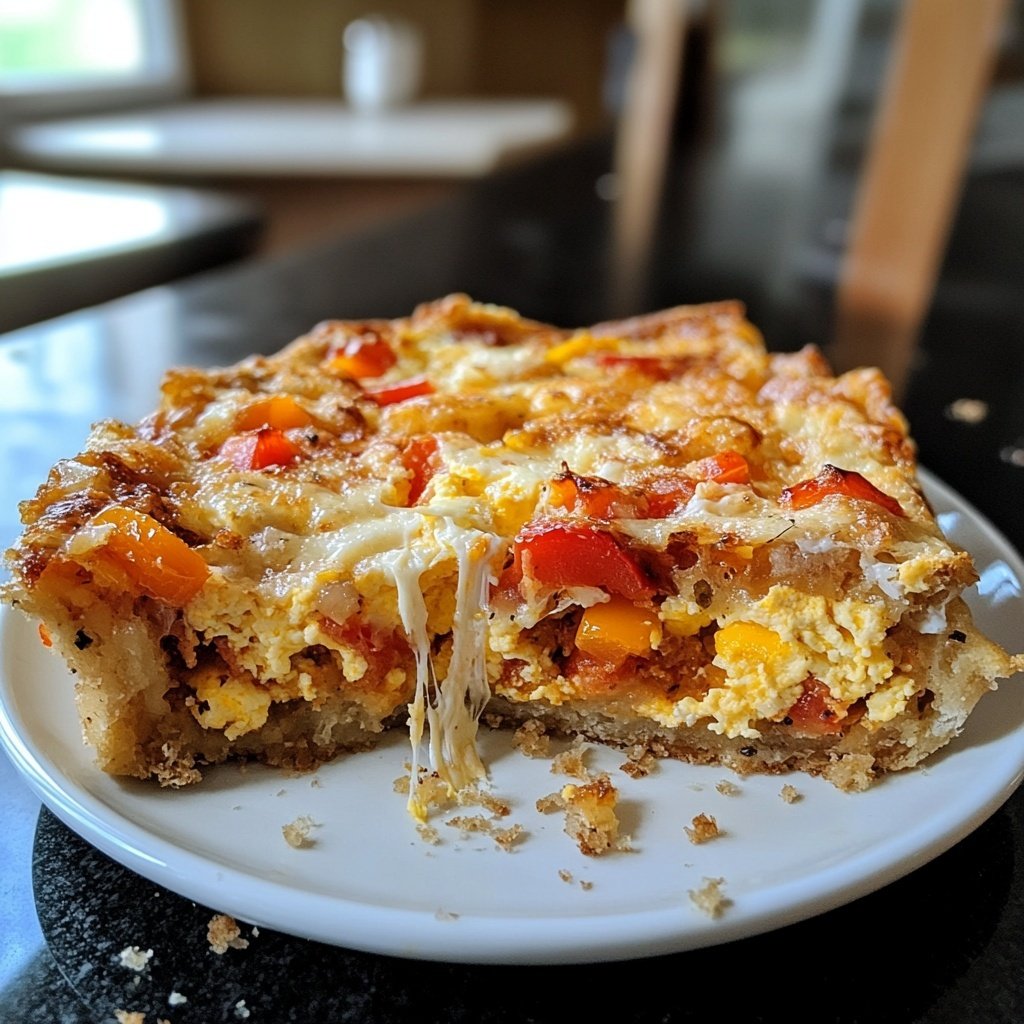 Machen Sie voran Frühstück Ei Auflauf