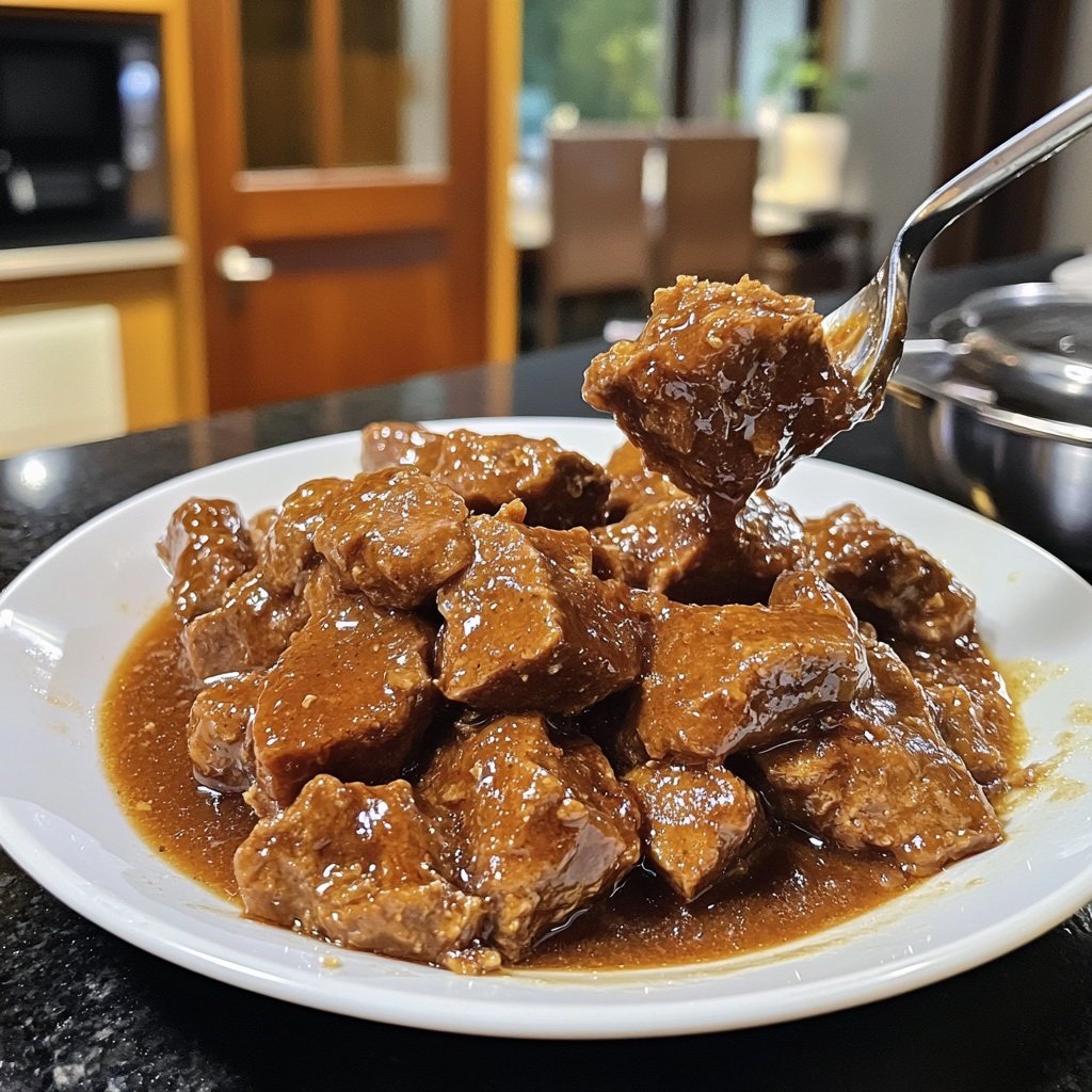 Geschmortes Schwein in Glühwein