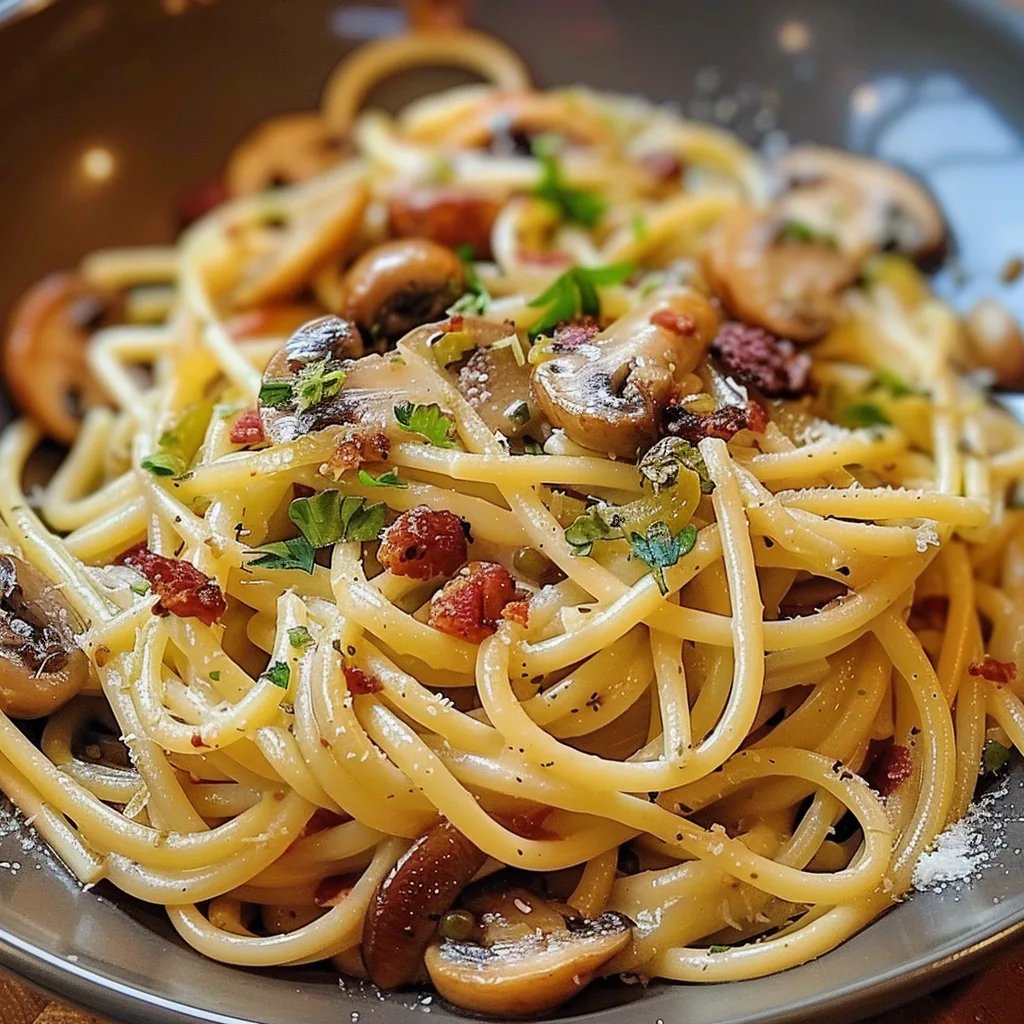 Spaghetti mit Rosenkohl