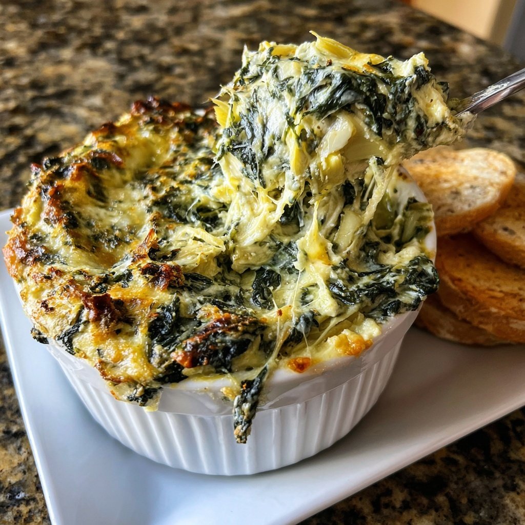 Spinat Artischocken Dip