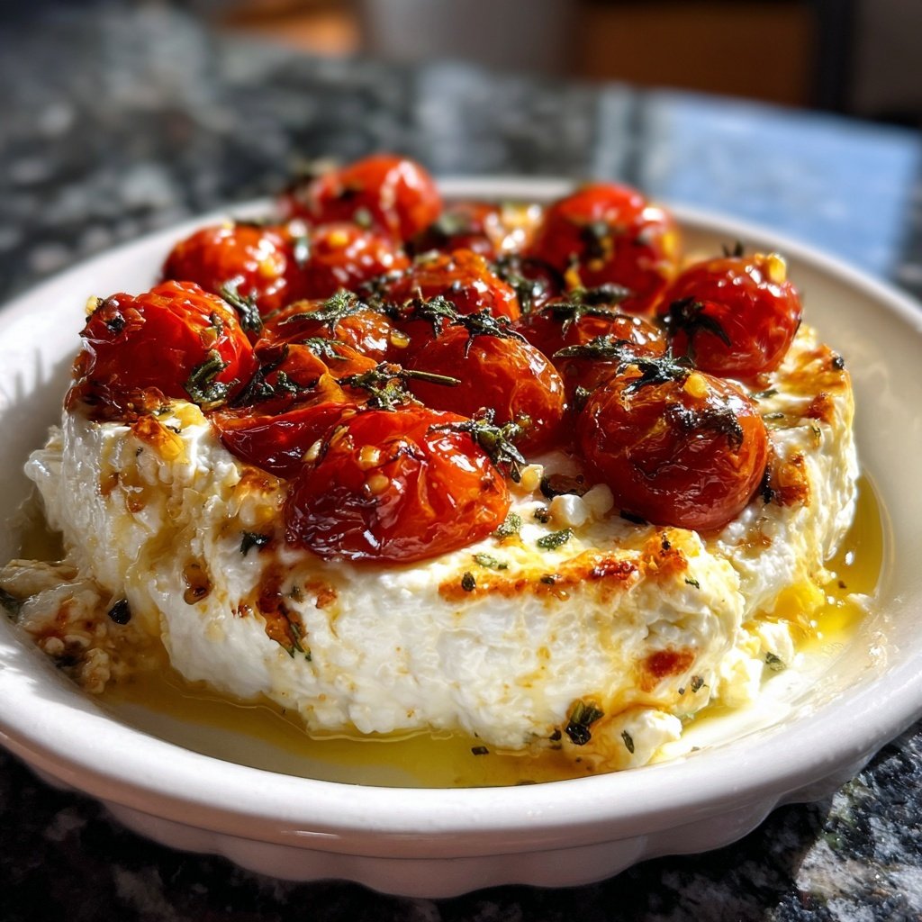 Käse gefüllte Kirschtomaten Feta