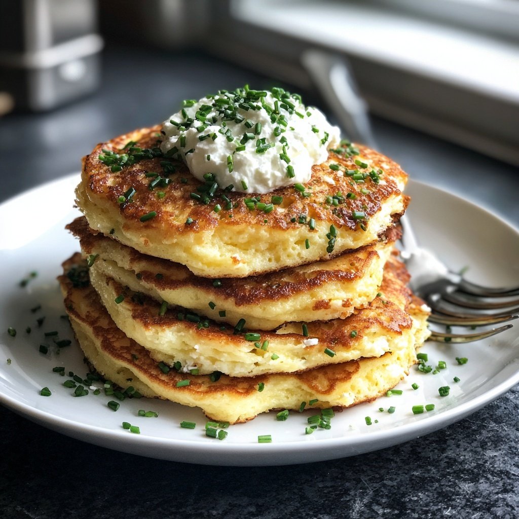 Keto Hüttenkäse Pfannkuchen