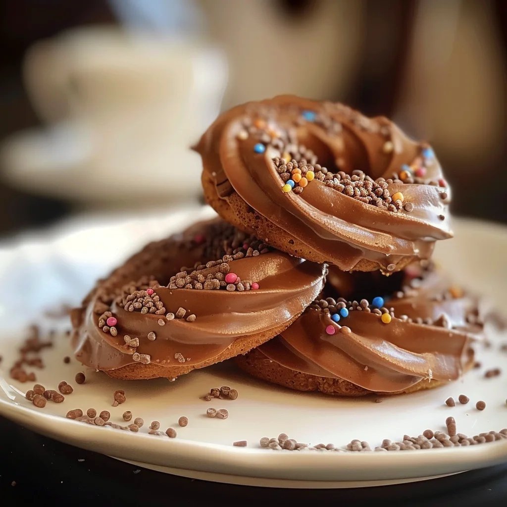 Einfaches Schokoladen-Spritzgebäck