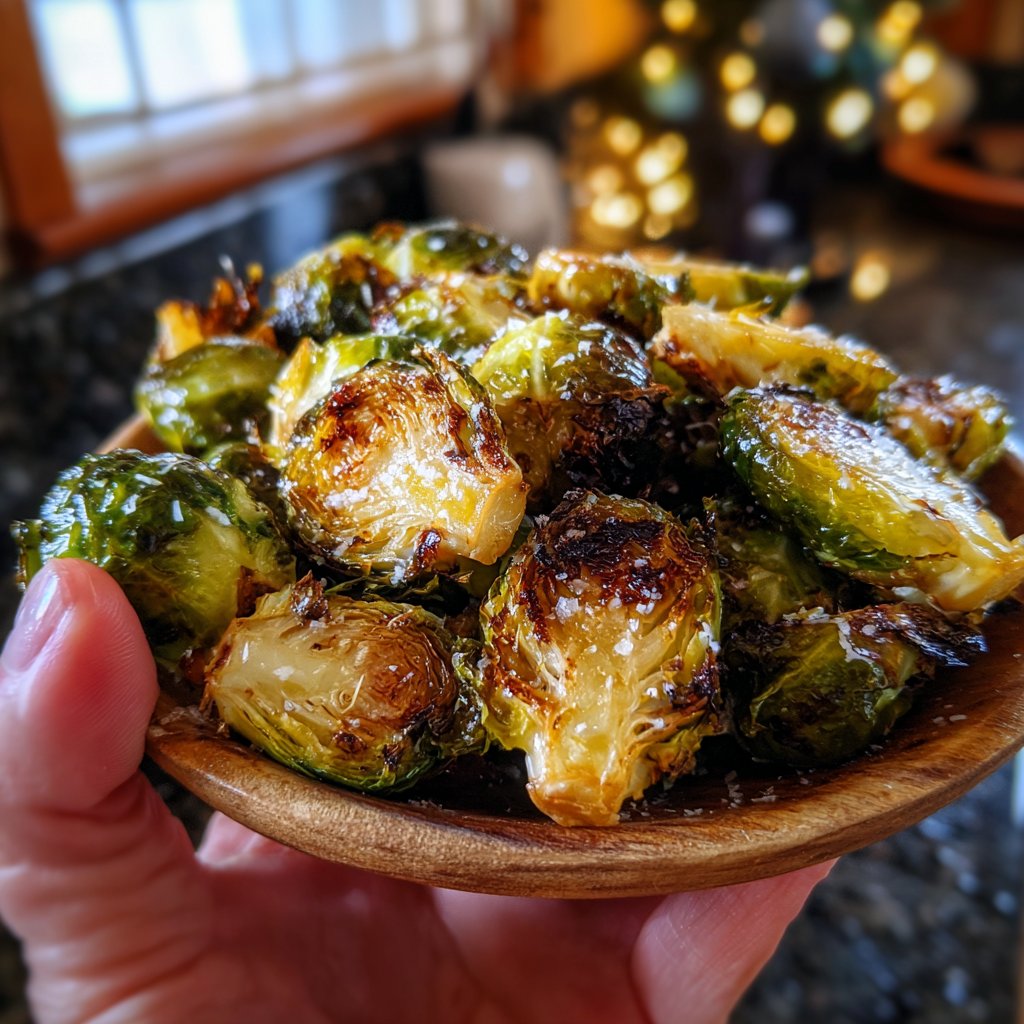 Knoblauch Geröstete Zitronen Rosenkohl