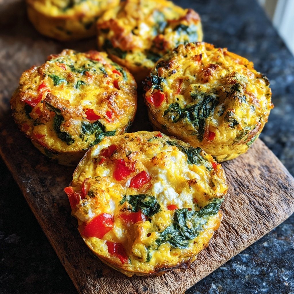 Herzhafte Ei und Gemüse Muffins