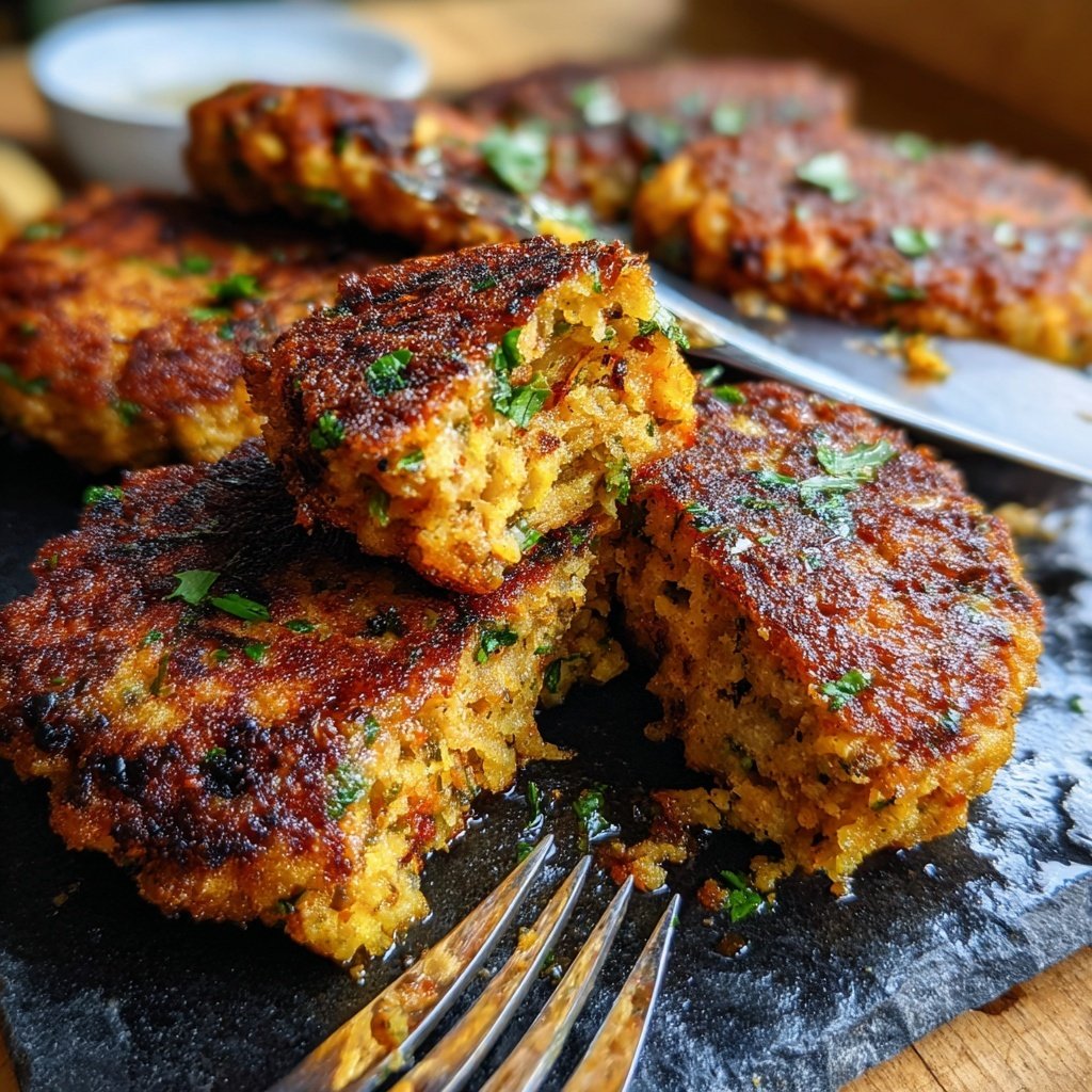 Gemüsefrikadellen aus der Heißluftfritteuse