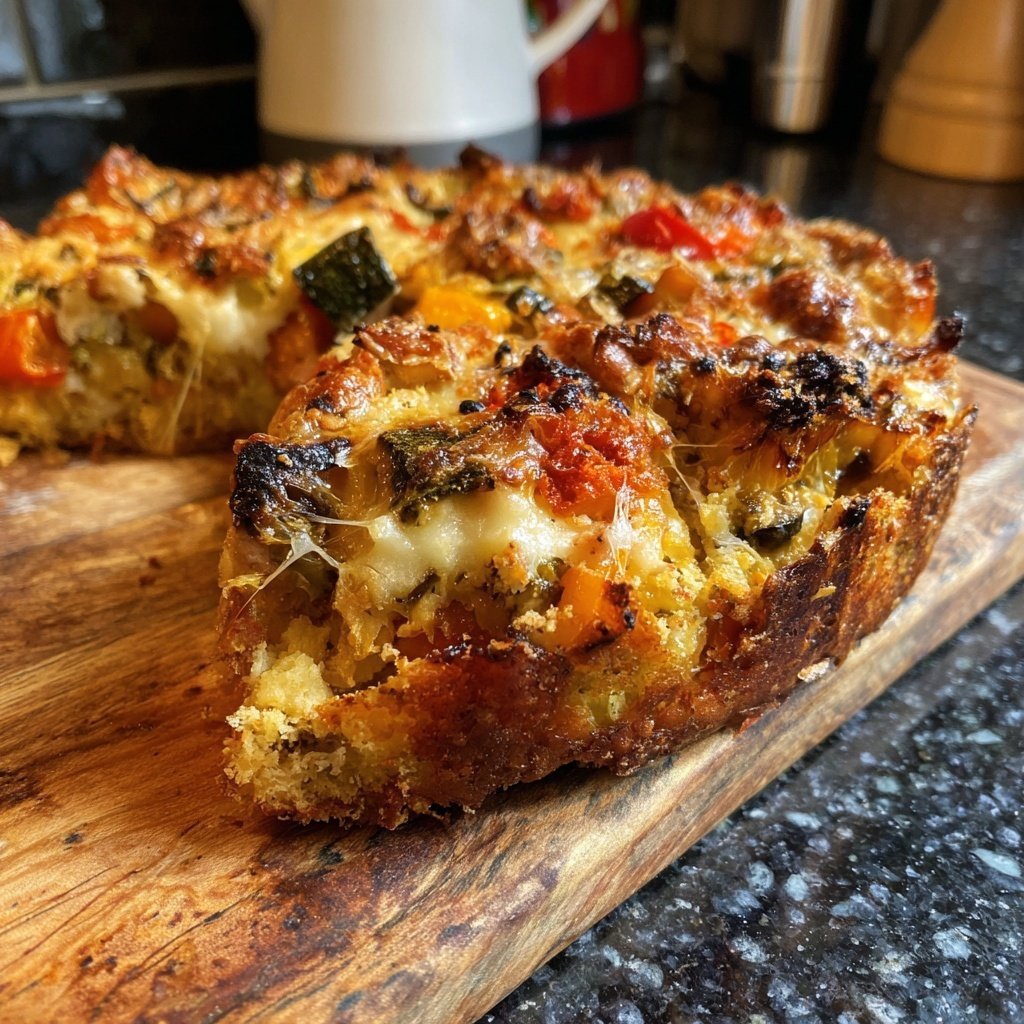 Überbackener Gemüseauflauf mit Wintergemüse und Käsekruste​