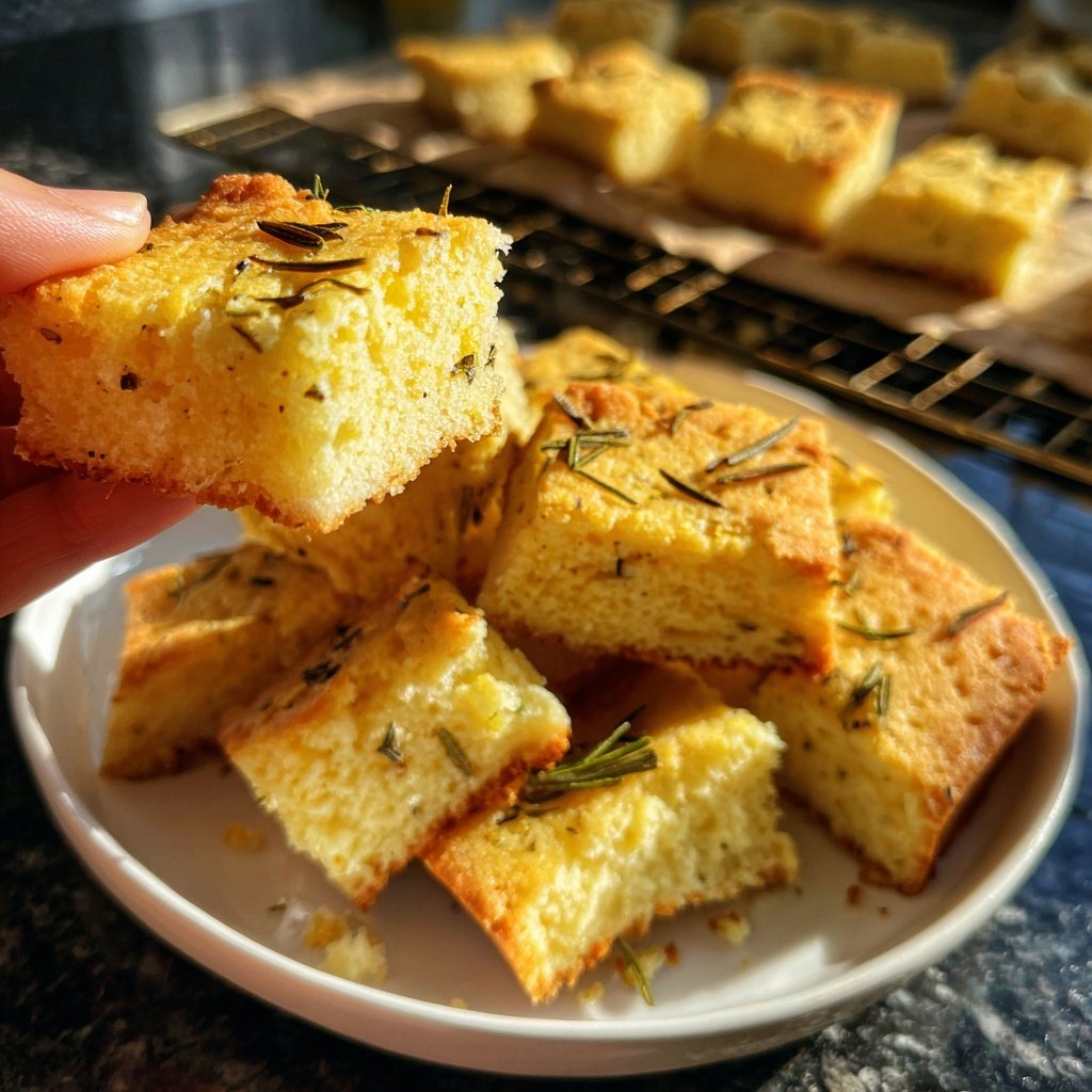 Meyer Zitronen Rosmarin Shortbread