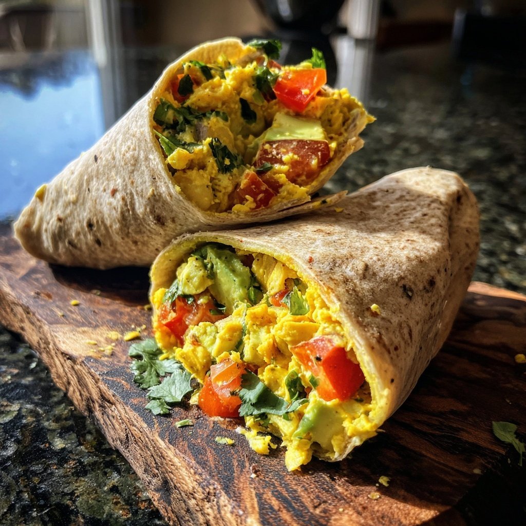 Mediterranean Chickpea Avocado Wrap