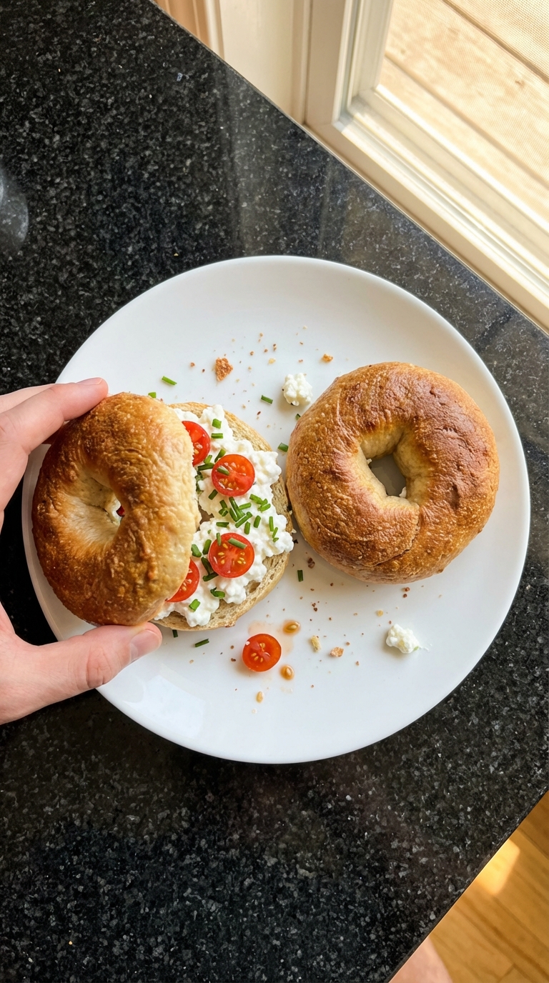 Hüttenkäse Genuss Bagels​