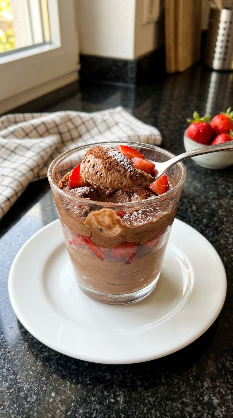 Schoko Erdbeer Sternenhimmel Becher​