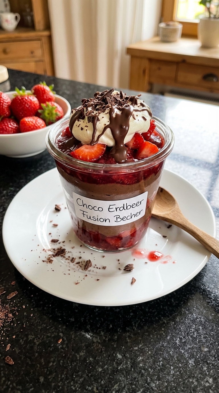 Choco Erdbeer Fusion Becher​