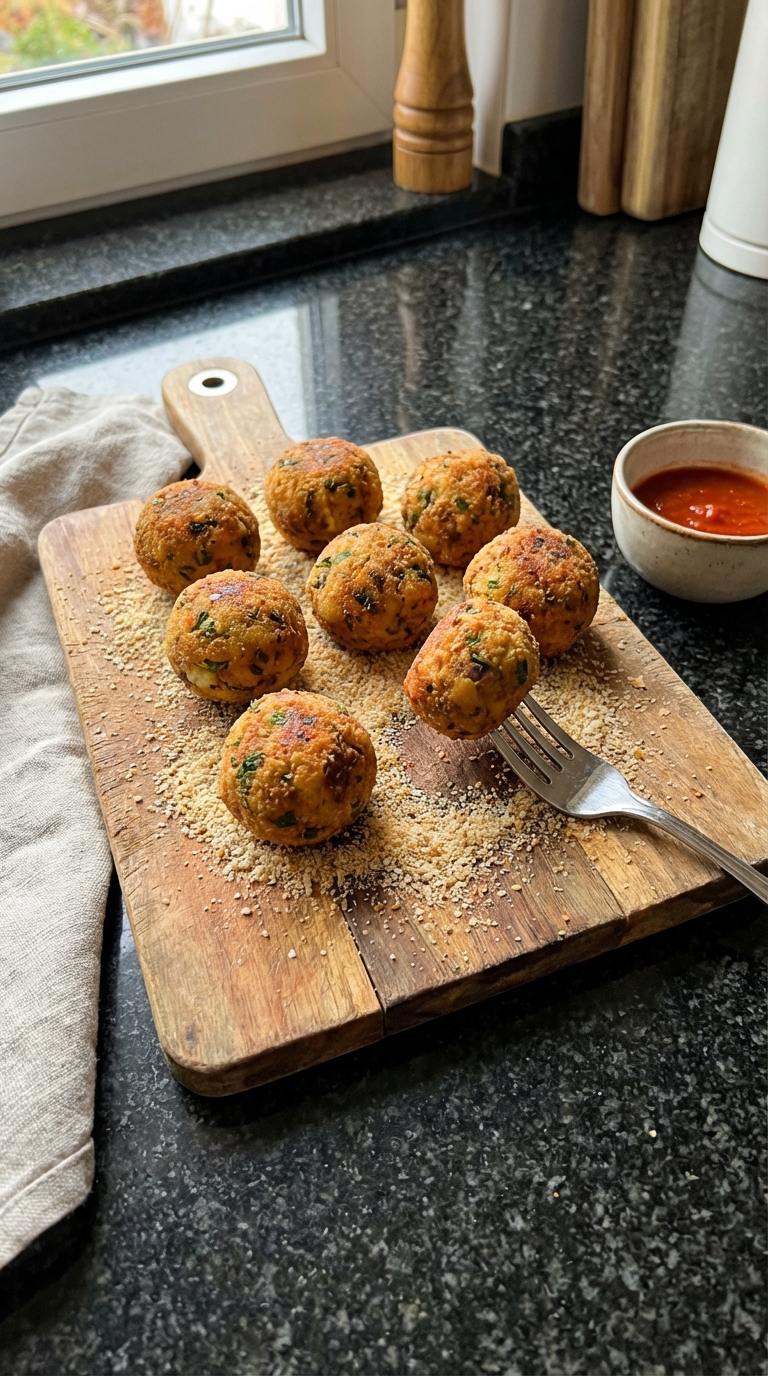 Pikante Blumenkohl Hack Bällchen