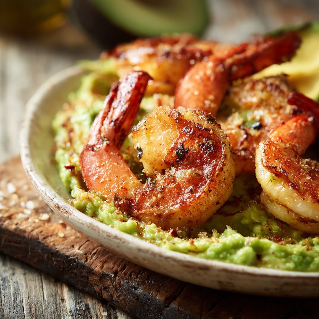 Garnelen und Avocado Vorspeisen Platte