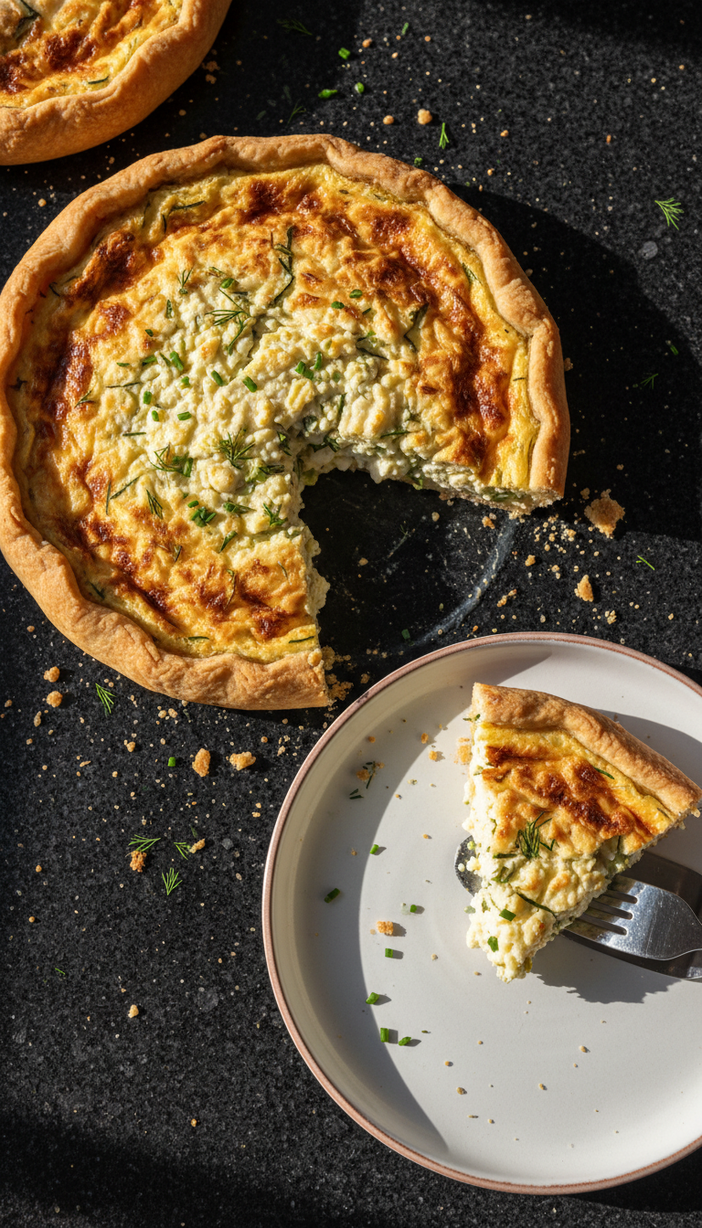Zucchini Hüttenkäse Quiches​