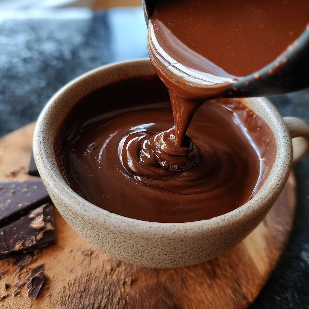 Cremige italienische Schokolade