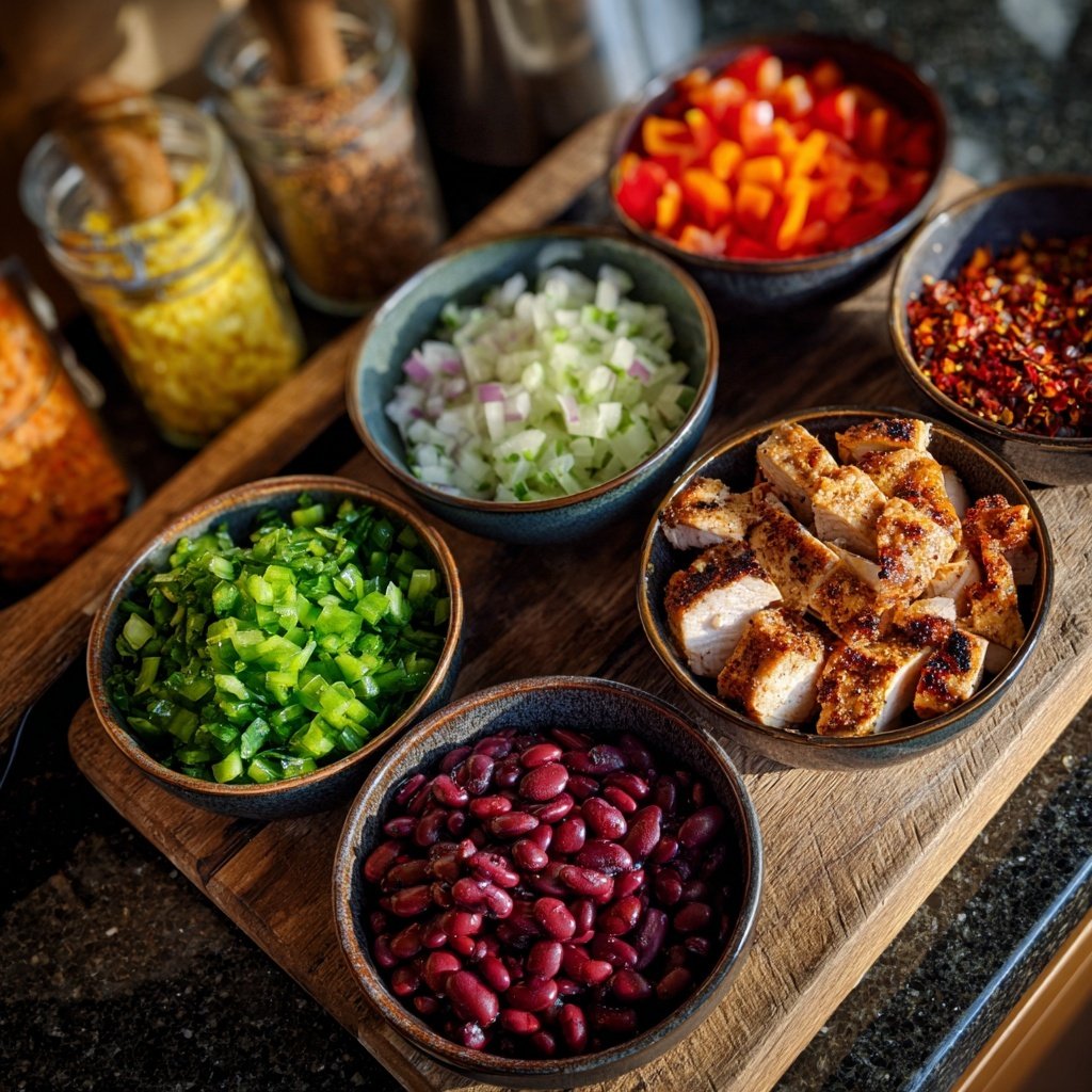 Proteinbausatz für einen bequemen Abend