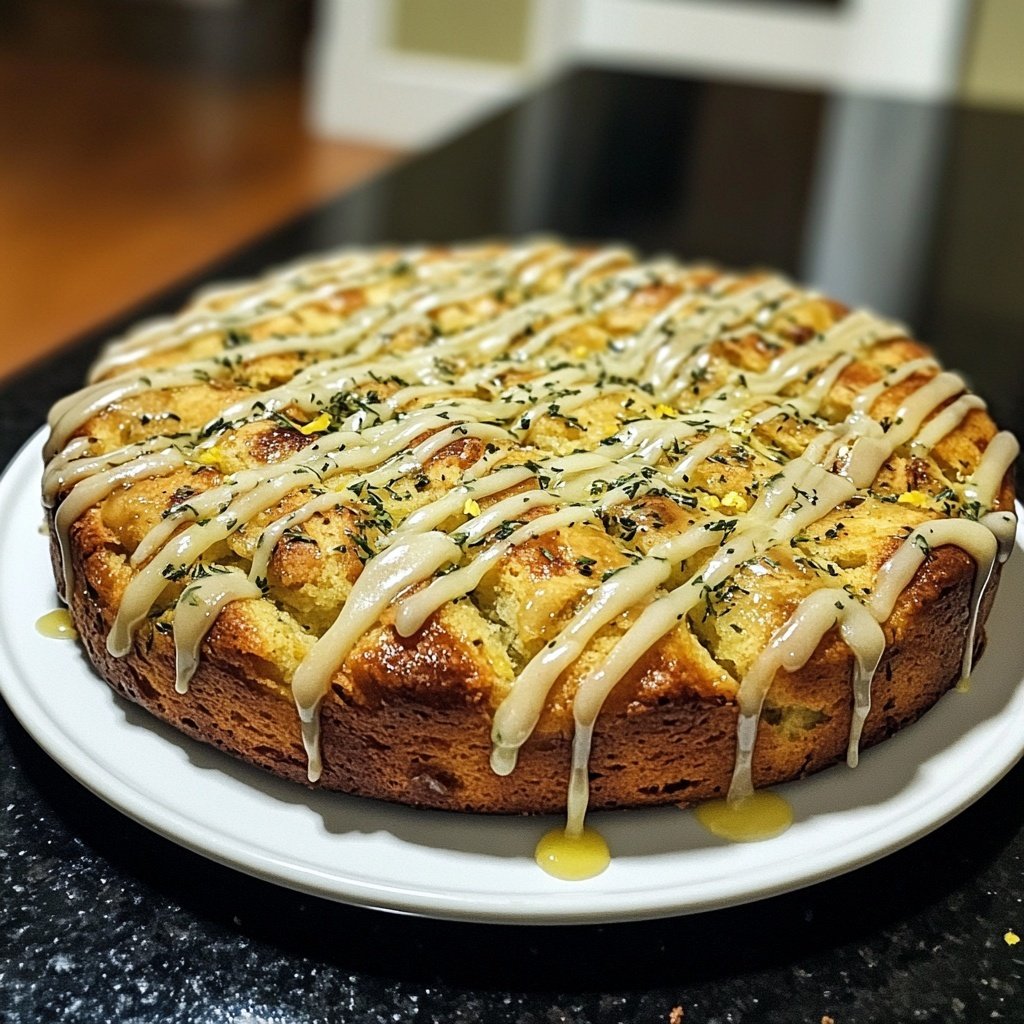 Meyer Zitronen Olivenöl Kuchen