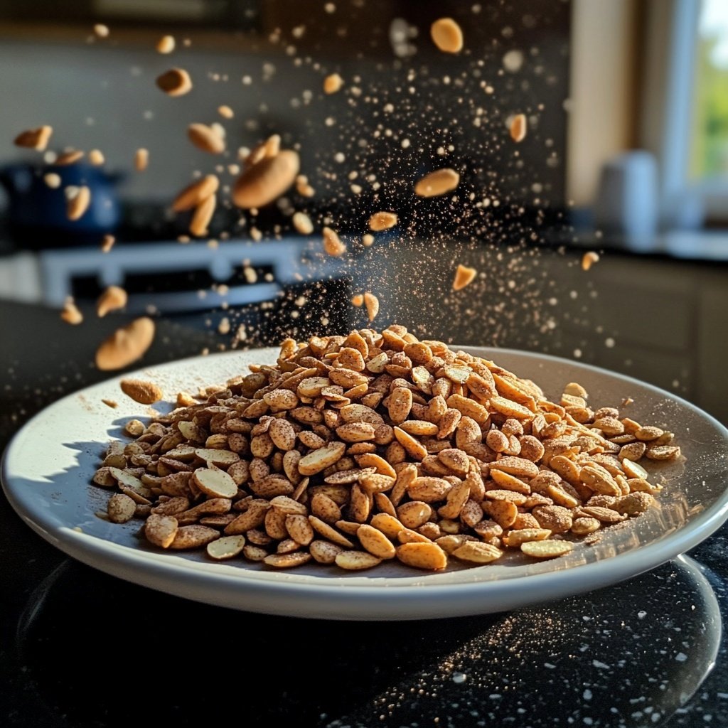 Gebrannte Mandeln ohne Zuckerc